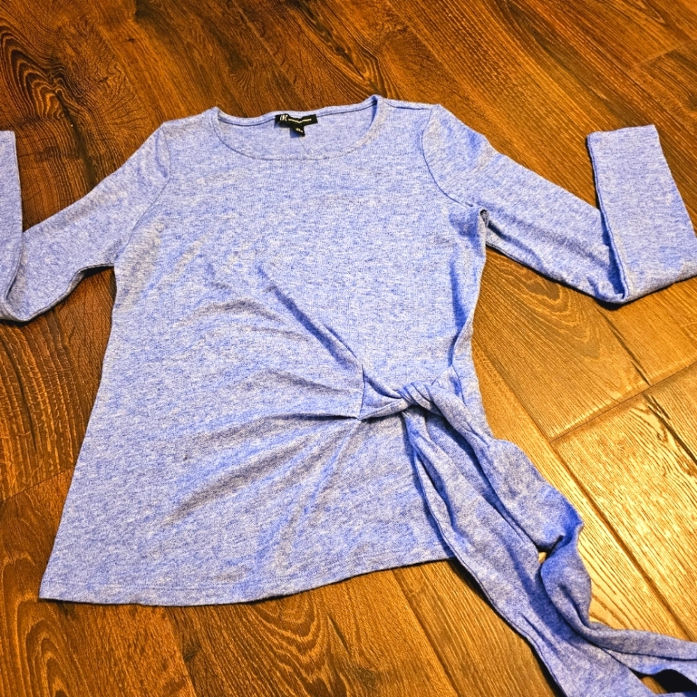 Inc International Concepts NWT Women's Long Sleeve Sweater Sz PS Blue